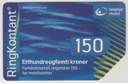 NORWAY - Telenor Mobil 150, Telenor Mobile Refill 150 Kr, Used - Norwegen