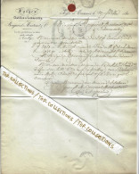 1860  RARE ENTETE FORGES DE TRONçAY  à ST BONNET Allier > Forges De Chatillon & Commentry Bougueret Martenot Cerilly - 1800 – 1899