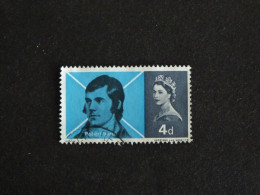 GRANDE BRETAGNE ROYAUME UNI GB UK YT 421 OBLITERE - ROBERT BURNS POETE ECOSSAIS - Used Stamps