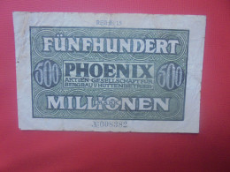 DÜSSELDORF 500 MILLION 1923 - Collections