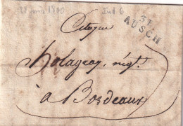 France Marque Postale - 31 / AUSCH - Avec Texte - 1800 - 1801-1848: Vorläufer XIX