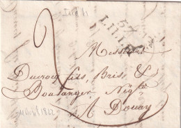 France Marque Postale - 57 / LILLE - Avec Texte - 1822 - 1801-1848: Precursori XIX