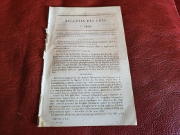 BULLETIN DES LOIS 1863 DECRET IMPERIAL DEPECHES TELEGRAPHIQUES FRONTIERES FRANCE LUXEMBOURG - Decreti & Leggi