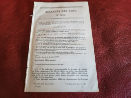 BULLETIN DES LOIS 1863 DECRET MINE HOUILLE DE LENS PAQUEBOTS POSTES SUEZ COCHINCHINE - Decreti & Leggi