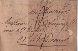France Marque Postale - 32 / PAUILLAC - Avec Texte - 1829 - 1801-1848: Precursori XIX