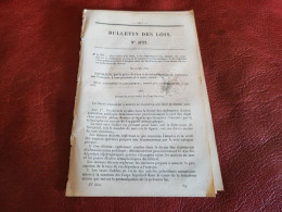 BULLETIN DES LOIS 1863 LOI TAXE DEPECHES DESSINS TELEGRAPHE NAVIRES EN MER SEMAPHORE LITTORAL - Decreti & Leggi