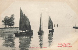 Le Pouliguen * Bateaux , Départ Pour La Pêche Un Soir * Pêcheurs - Le Pouliguen