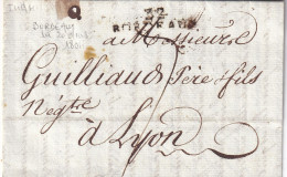France Marque Postale - 32 / BORDEAUX - Avec Texte - 1804 - 1801-1848: Precursori XIX