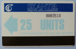 ST KITTS & NEVIS - Autelca - Skantel - 1st Issue - 1986 - STK-AU2 - 25 Units - Used - Saint Kitts & Nevis