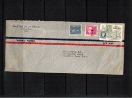 Cuba Interesting Airmail Letter To USA - Poste Aérienne