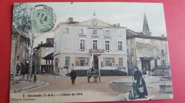 Delcampe - Caussade , Hotel De Ville , Attelage - Caussade