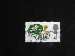 GRANDE BRETAGNE ROYAUME UNI GB UK YT 467 OBLITERE - MARGUERITE DES CHAMPS TUSSILAGE FLORE FLEUR FLOWER BLUME - Used Stamps