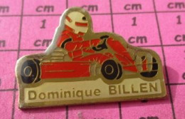 2017 Pin's Pins / Beau Et Rare / SPORTS / KARTING PILOTE DOMINIQUE BILLEN - Automobilismo - F1