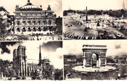 FRANCE - 75 - PARIS - Multi Vues - Carte Postale Ancienne - Panorama's