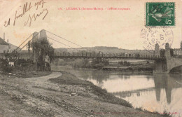 FRANCE - SEINE ET MARNE - MEAUX - LUZANCY - Le Pont Suspendu - Oblitérée à LAGNY - Carte Postale Ancienne - Meaux