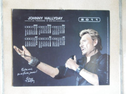JOHNNY HALLYDAY Calendrier LA POSTE ALMANACH DU FACTEUR 2011 - Petit Format : 2001-...