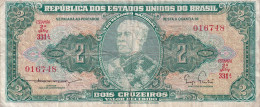 000465 BILLETE DE BRASIL DE 2 CRUZEIROS DEL AÑO 1956 (BANK NOTE) - Brésil