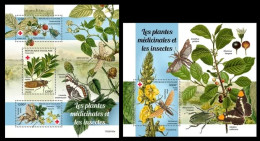 Togo  2023 Medical Plants And Insects. (103) OFFICIAL ISSUE - Geneeskrachtige Planten