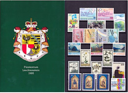 Liechtenstein 1995: Jahr Komplett Année Complèt Complete Yearset Zu 1045-65 Mi 1103-23 Yv 1044-64 ** MNH (Zu CHF 53.00) - Años Completos