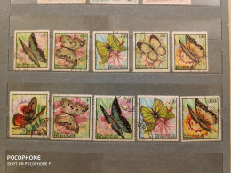 1968 Burundi	Butterflies (F19) - Used Stamps