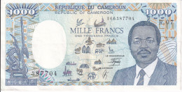 BILLETE DE CAMERUN DE 1000 FRANCS DEL AÑO 1990 EN CALIDAD EBC (XF) (BANKNOTE) - Cameroon