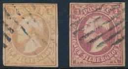 Luxemburgo 1852 Correo 2/2a US Guillaume III  - Sonstige & Ohne Zuordnung