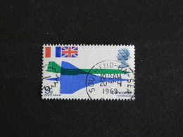 GRANDE BRETAGNE ROYAUME UNI GB UK YT 556 OBLITERE - AVION SUPERSONIQUE CONCORDE PLANE - Used Stamps