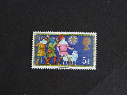 GRANDE BRETAGNE ROYAUME UNI GB UK YT 580 OBLITERE - NOËL CHRISTMAS LES BERGERS - Used Stamps