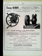 ►   POMPE Rotative Hydraulique Inventeur STOLTZ   - Page Catalogue Technique 1928  (Dims Env 22 X 30 Cm) - Tools