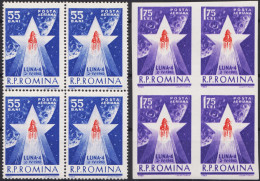 Roumanie 1963 Space Moon Rocket Lunik LUNA 4 Satellite Bl4 MNH - Autres & Non Classés