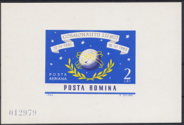 Roumanie 1964 Voyage Dans L'espace, Globe, Orbites M/s MNH - Other & Unclassified