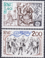 France 1981 Dance,Music,Musicians, Folklore,Costumes,Europa,MNH - Musique