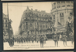 Paris - Revue Du 4 Juillet 1918 - Les Troupes Américaines Defile Avenue Du Président Wilson    - Gc 20044 - Guerre 1914-18