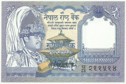 NEPAL - 1 Rupee - ND ( 1991 - 1996 ) - P 37 - Sign. 13 - UNC. - King Birendra Bir Bikram - Népal
