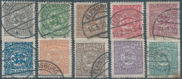 Germany-Deutschland,Schleswig - Plebiscit,1920 Danish-German Edition -  Obliterated ,Complete Series - Schleswig