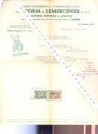 Facture JAMBES - MEUX  1956 - Agricoltura