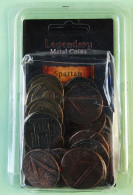 Spartan Coin Set Legendary Metal Coins For Elysium, Cyclades, Peloponnes & Other - Unclassified