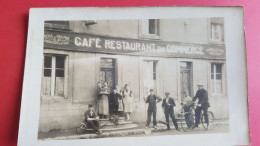 Carte Photo  Café Restaurant Du Commerce - Caffé