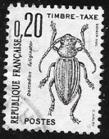 TAXE  -  TIMBRE N° 104     -   INSECTES  -     OBLITERE  -  1982 - 1960-.... Used