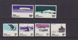 ROSS  DEPENDENCY    1972    Various  Designs    Set  Off  6    MH - Neufs