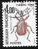 TAXE  -  TIMBRE N° 108     -   INSECTES  -     OBLITERE  -  1982 - 1960-.... Usados