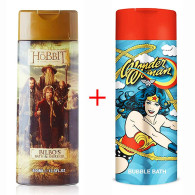 The Hobbit: Bilbo's Bath And Shower Gel + Wonder Woman Bubble Bath, 400 Ml Each - Altri & Non Classificati