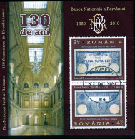2010 - 130 Ans De La Banque Nationale Mi No Block 477 - Used Stamps