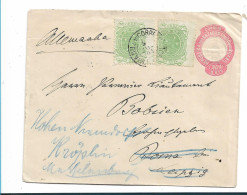 BRASILIEN 182 / Ausgabe 1890, Mi.-Nr. 86a AUF Brief-GA 1894 Nach Deutschland - Storia Postale