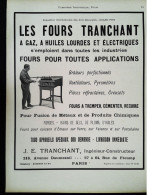 ►  FOUR à TREMPER CEMENTER RECUIRE Fusion Métaux Ets TRANCHANT Paris  - Page Catalogue Technique 1928  (Env 22 X 30 Cm) - Máquinas