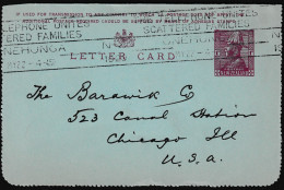 NOUVELLE ZELANDE - 1922 - Entier 1d Rouge Avec Publicité Pour La Publicité - Advertising - Werbung - Postal Stationery