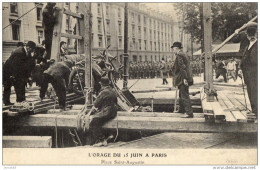 PARIS L ORAGE DU 15 JUIN - PLACE SAINT AUGUSTIN (LOT S5) - Catastrophes