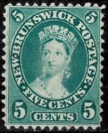 Canada / New Brunswick 1860  5c MNG Unused Stamp - Nuevos