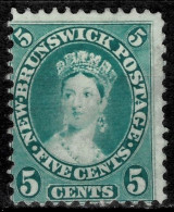 Canada / New Brunswick 1860  5c MNG Unused Stamp - Nuevos