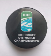 Ice Hockey - Official Game Puck IIHF World Cup 2012 U18 Divisions - I, II, III - Otros & Sin Clasificación